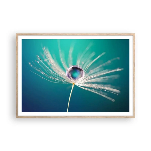 Plakat w ramie jasny dąb - Mistyczna chwila - 100x70 cm