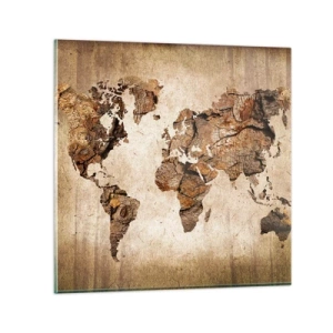 Obraz na szkle - Odkrycie świata - 60x60 cm
