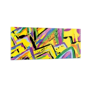 Obraz na szkle - Aż krzyczy z radości - 100x40 cm