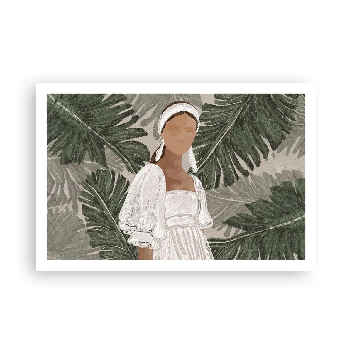 Plakat - Portret egzotyczny - 91x61 cm