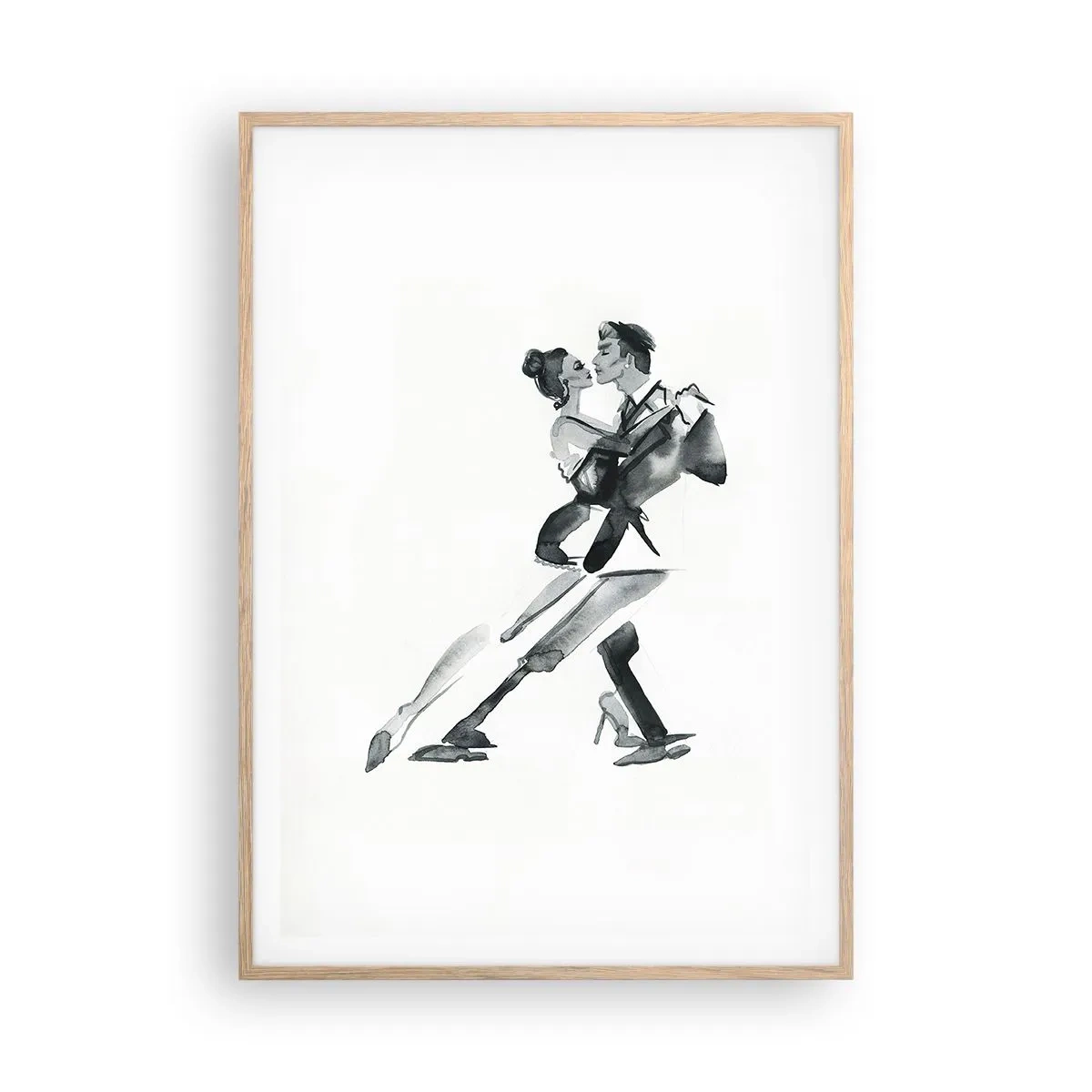 Plakat w ramie jasny dąb - W jednym rytmie - 70x100 cm