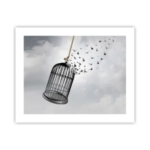 Plakat - Wiara...Nadzieja...Wolność! - 50x40 cm