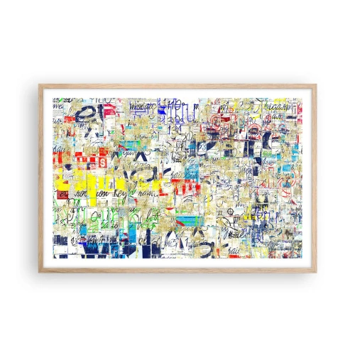 Plakat w ramie jasny dąb - Po prostu cieszy oczy - 91x61 cm