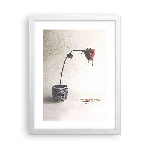 Plakat w białej ramie - Rosa dolorosa - 30x40 cm