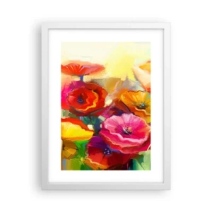 Plakat w białej ramie - Nie tylko czerwone - 30x40 cm