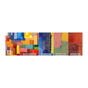 Fototapeta Próbka Premium Canvas - Każdy inny, wszystkie barwne - Abstrakcja, Sztuka, Nowoczesny Wzór - 100x30 cm