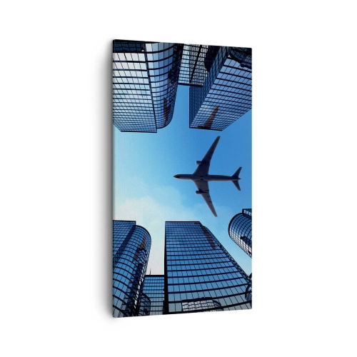 Obraz na płótnie - Widok ze szklanego wąwozu - 45x80 cm