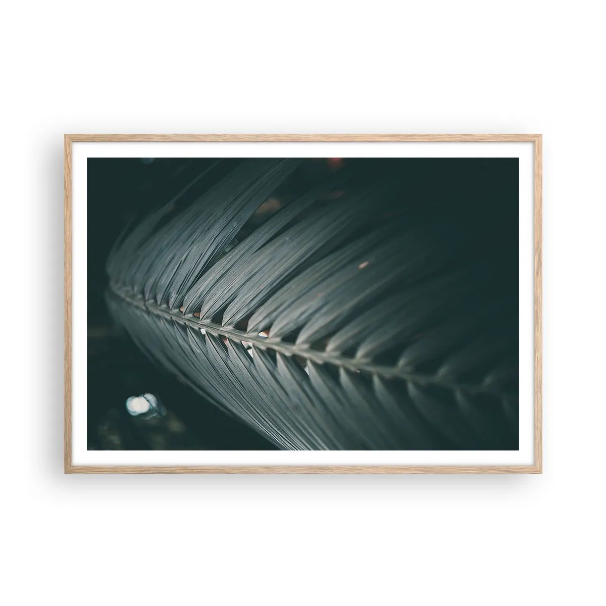 Plakat w ramie jasny dąb - Precyzja natury - 100x70 cm