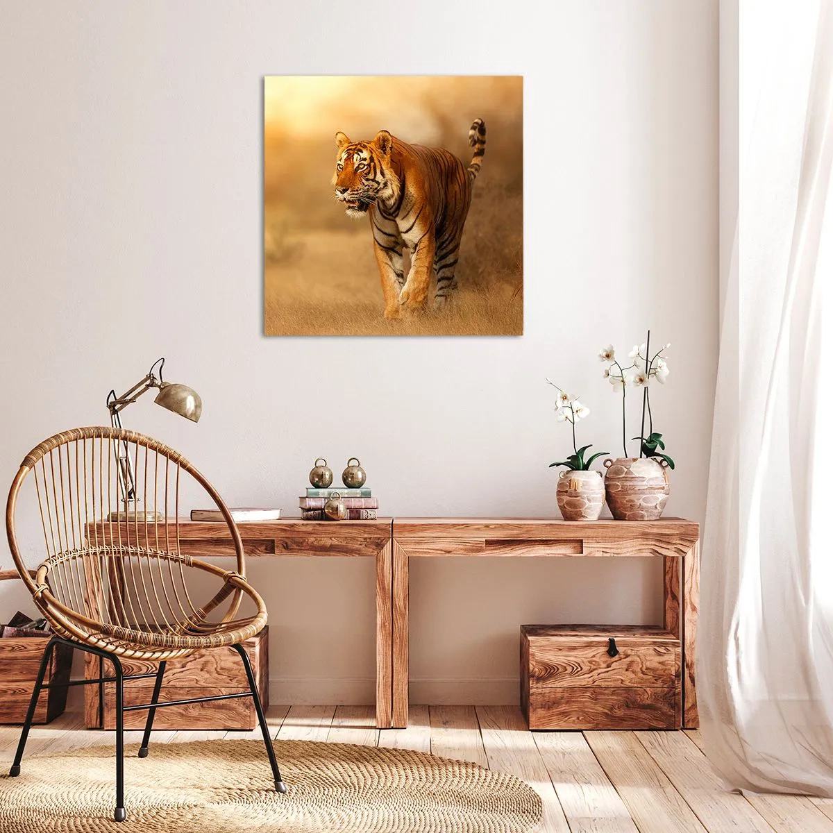 Obraz na płótnie - Przed atakiem - 40x40 cm