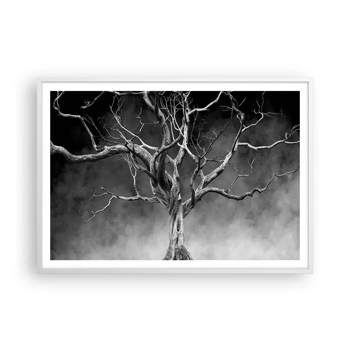 Plakat w białej ramie - Pierwotne i święte - 100x70 cm