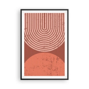 Plakat w czarnej ramie - Bliska relacja - 61x91 cm