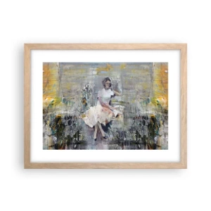 Plakat w ramie jasny dąb - Klasyczna i nowoczesna - 40x30 cm