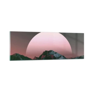 Obraz na szkle - W sąsiedniej galaktyce - 90x30 cm