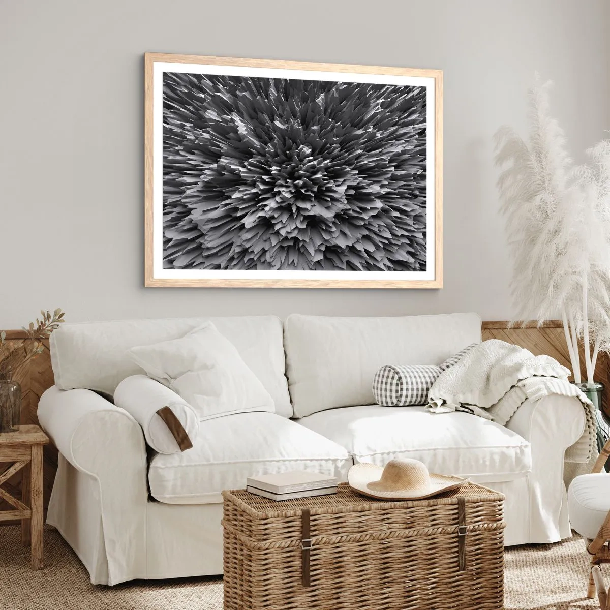 Plakat w ramie jasny dąb - Już ostrzej się nie da - 91x61 cm