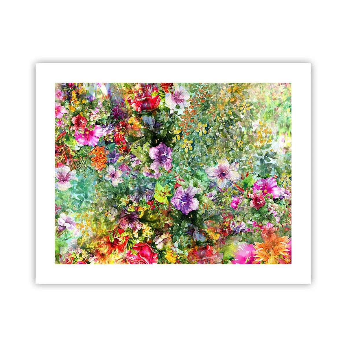 Plakat - W kwiaty na zatracenie - 50x40 cm