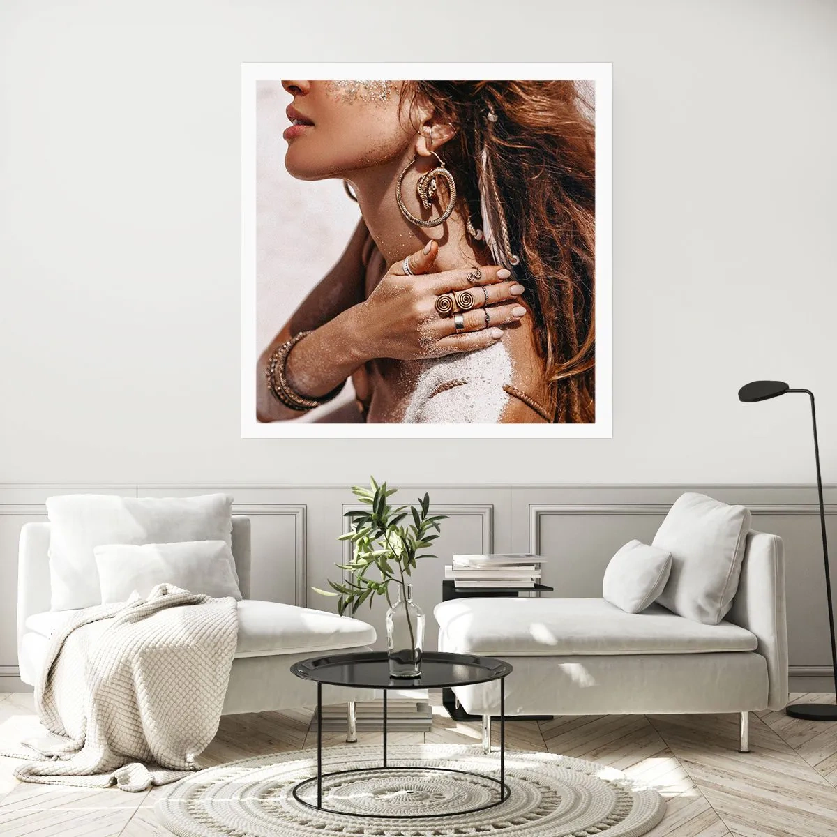 Plakat - Królowa dzikiej plaży - 50x50 cm