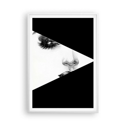 Plakat w białej ramie - Zawsze nieodkryta - 70x100 cm