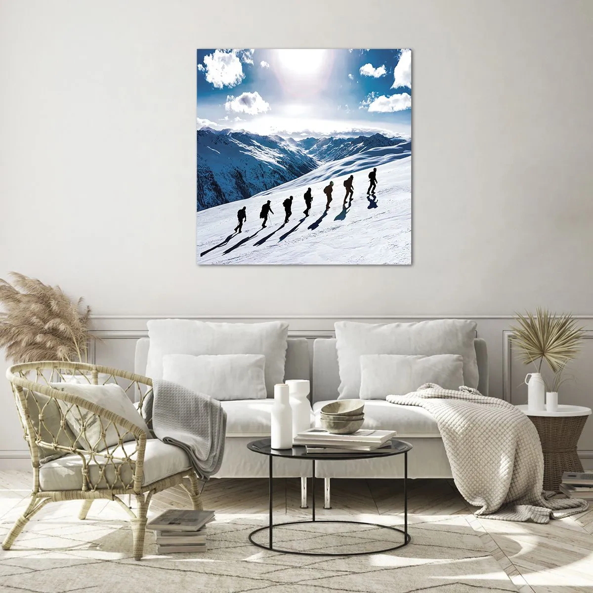 Obraz na szkle - Drużyna zdobywców - 30x30 cm