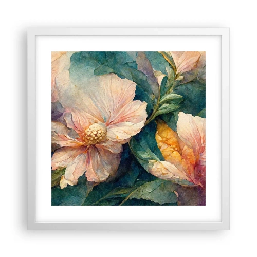 Plakat w białej ramie - Sama subtelność - 40x40 cm