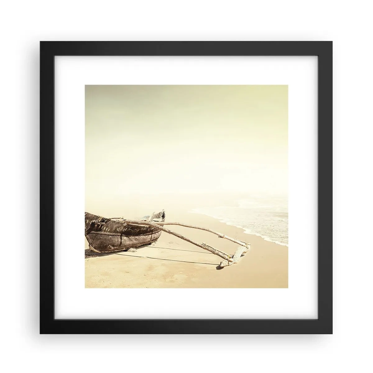 Plakat w czarnej ramie - Wspomnienie mórz południowych - 30x30 cm