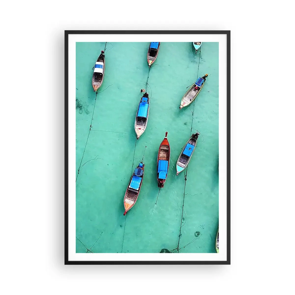 Plakat w czarnej ramie - W radosnym oczekiwaniu - 70x100 cm