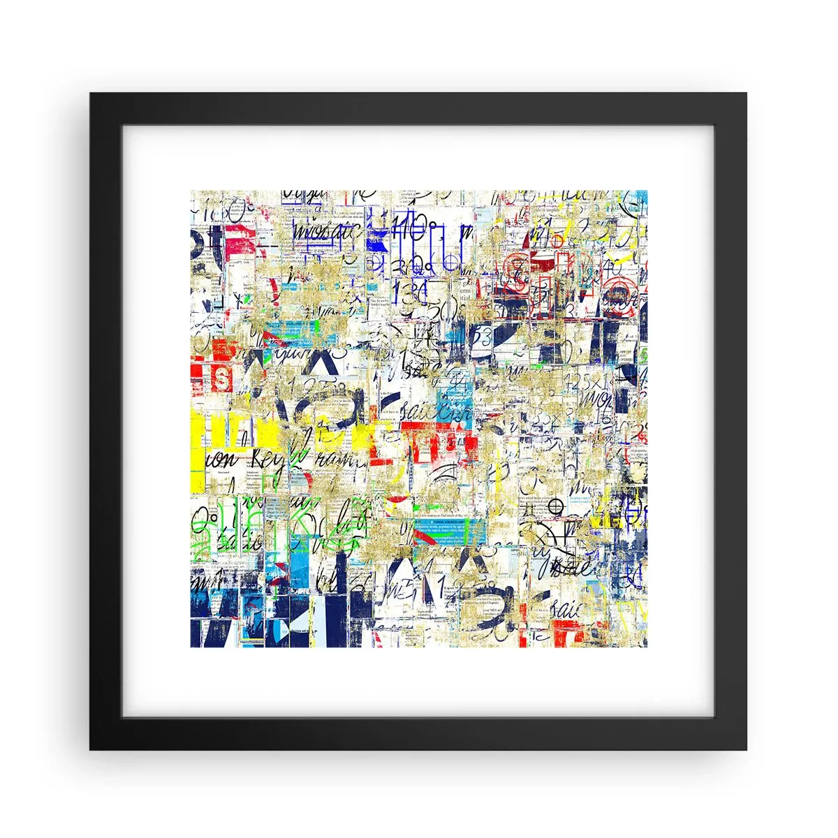 Plakat w czarnej ramie - Po prostu cieszy oczy - 30x30 cm