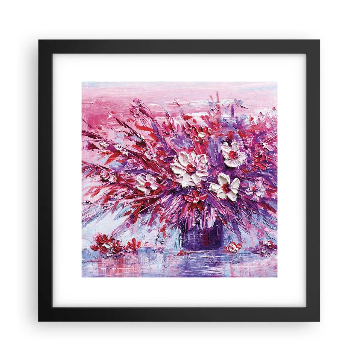 Plakat w czarnej ramie - Niewinność i namiętność - 30x30 cm