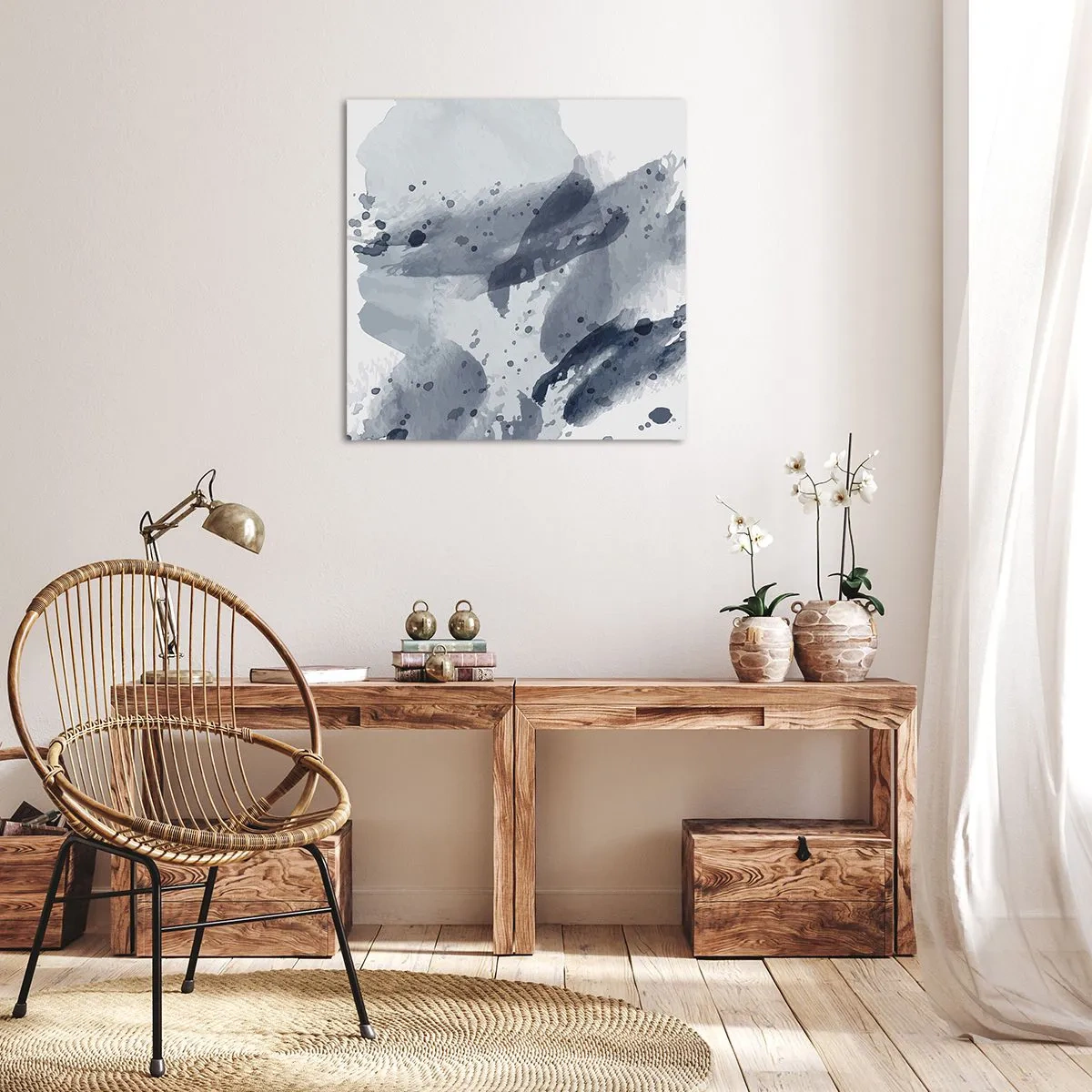 Obraz na płótnie - Studium natury wody - 40x40 cm