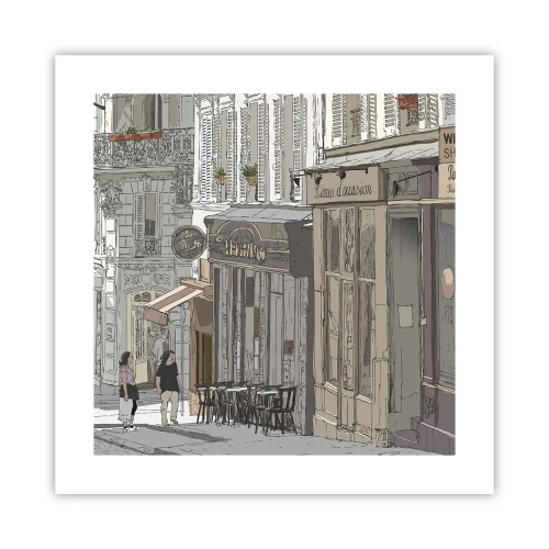 Plakat - Miejskie radości - 40x40 cm
