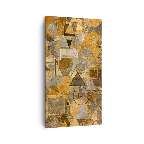 Obraz na płótnie - Świat ujęty w formę - 45x80 cm