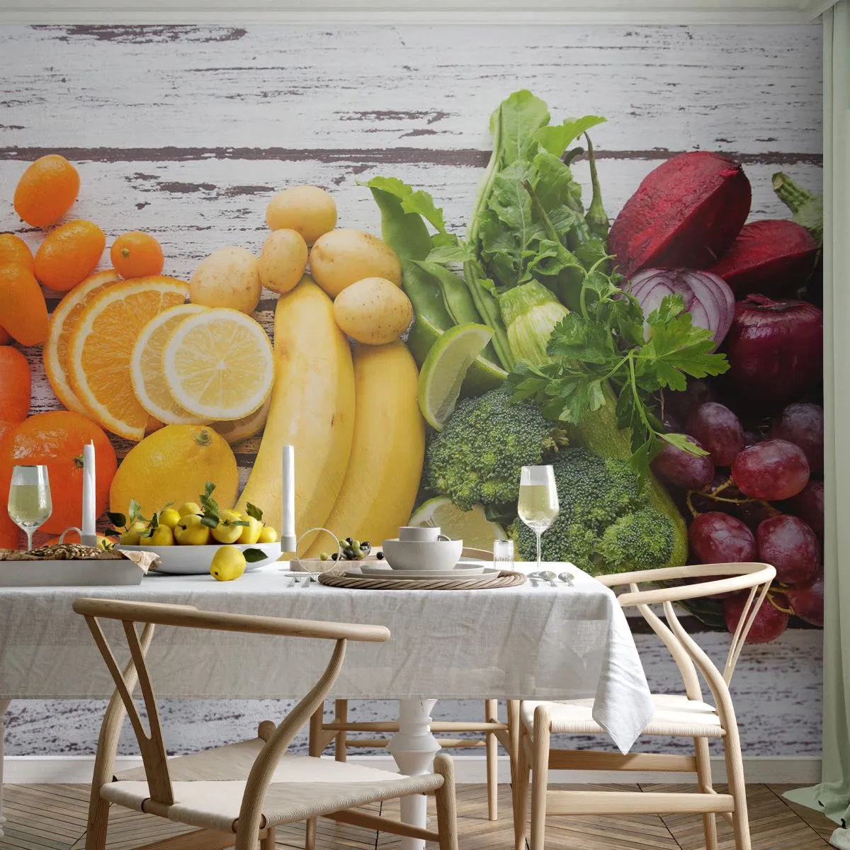 Fototapeta Premium Canvas - To nie wystarczy? - Gastronomia, Owoce, Warzywa - 250x175 cm
