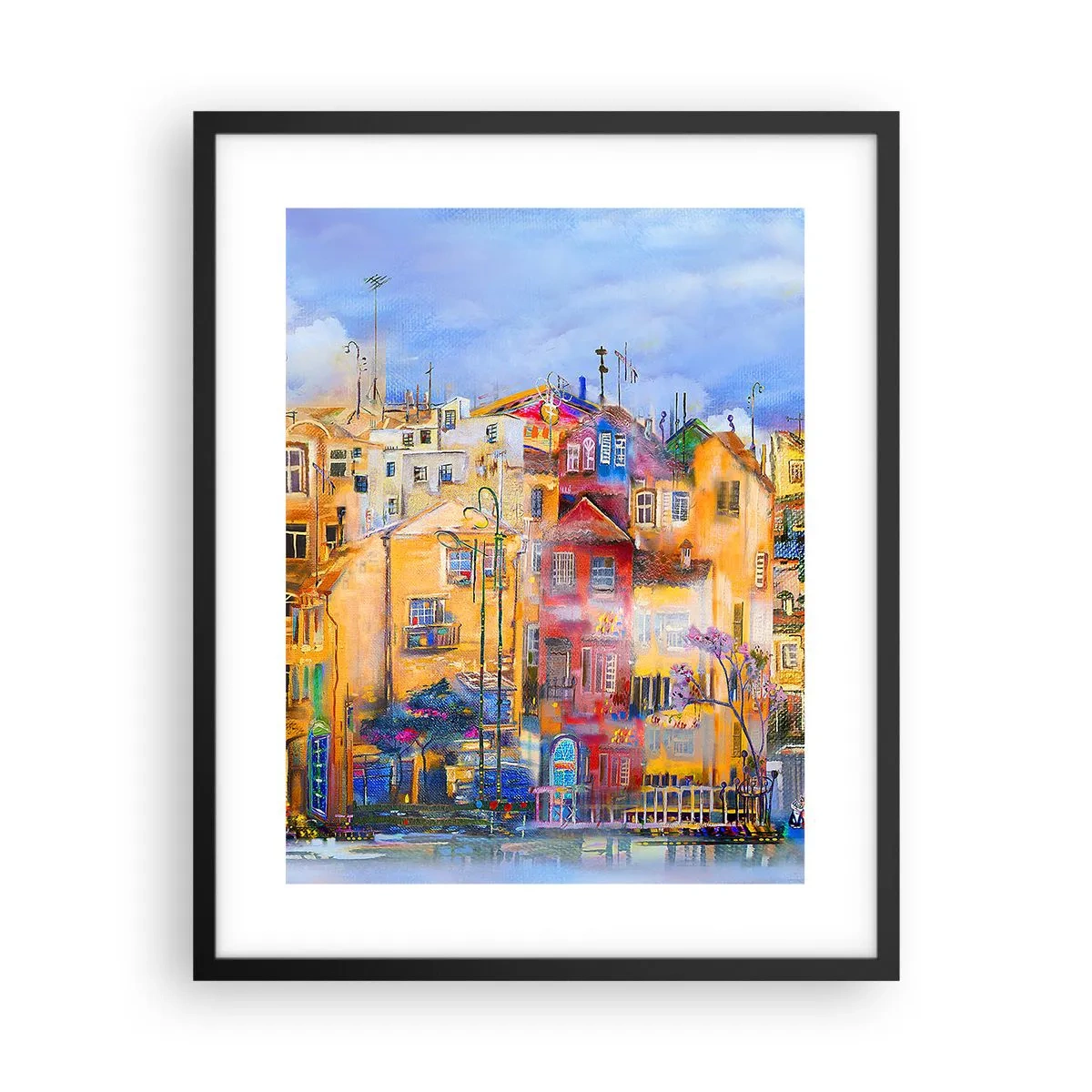 Plakat w czarnej ramie - Jesteśmy razem - 40x50 cm