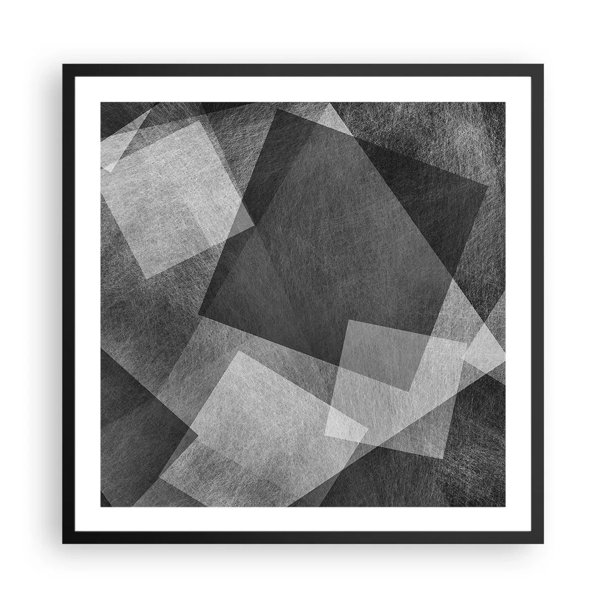 Plakat w czarnej ramie - Odwieczny symbol trwałości i porządku - 60x60 cm