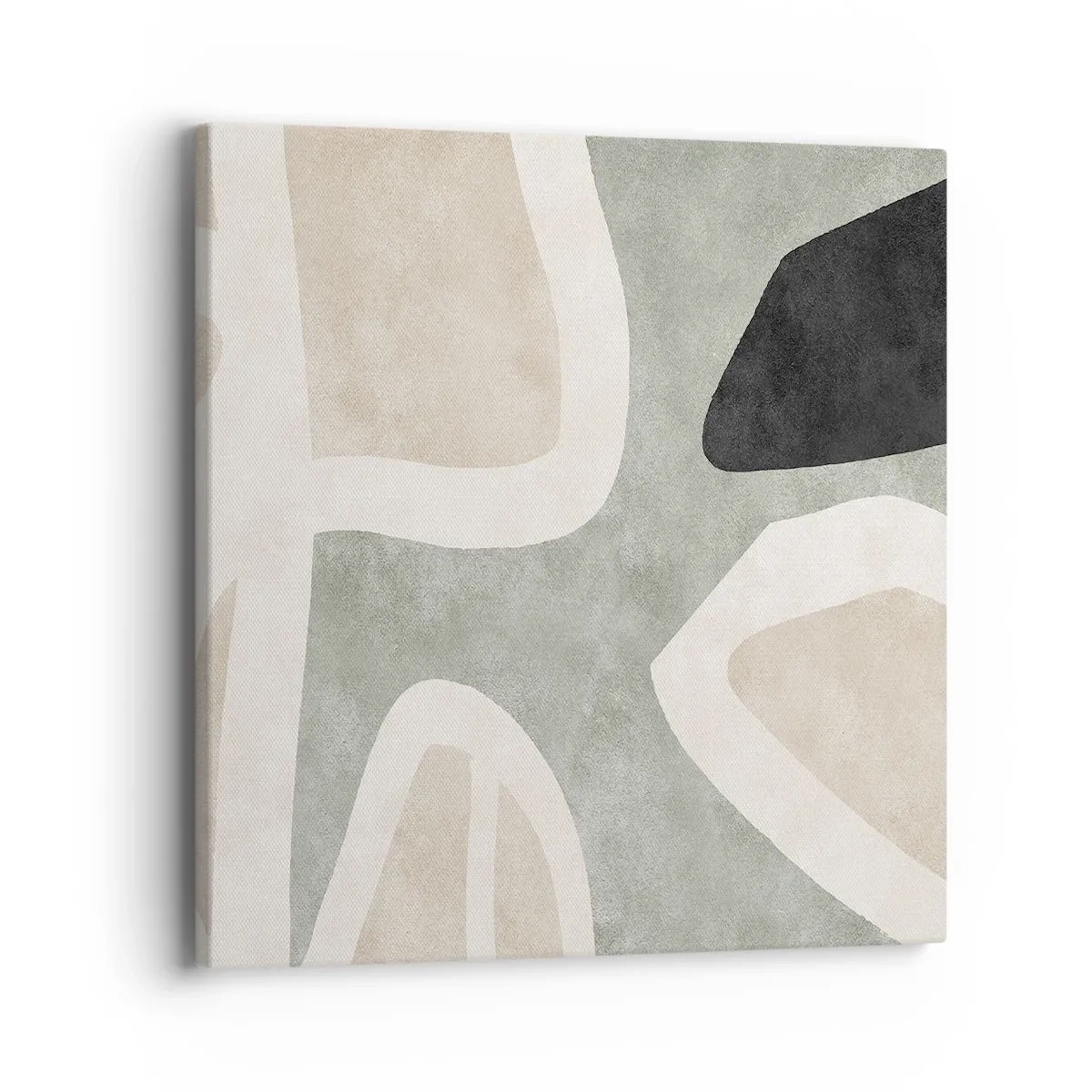 Obraz na płótnie - Kompozycja z motywem czerni - 40x40 cm