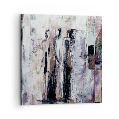 Obraz na płótnie - Tajemnicza trójka - 70x70 cm