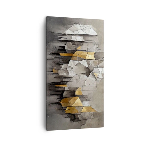 Obraz na płótnie - Kompozycja z lodu i światła - 45x80 cm