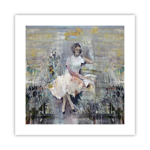 Plakat - Klasyczna i nowoczesna - 40x40 cm