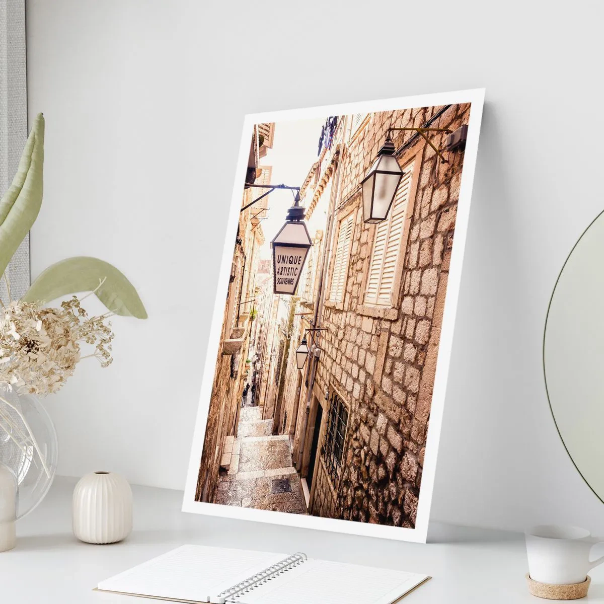 Plakat - Urokliwy zaułek - 70x100 cm