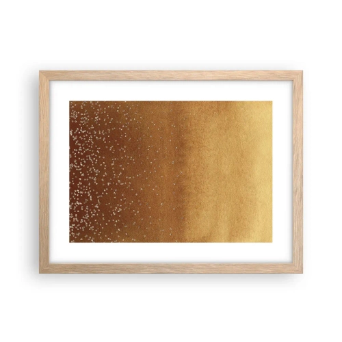 Plakat w ramie jasny dąb - Narodziny światła - 40x30 cm