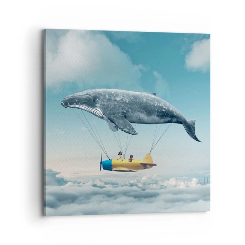 Obraz na płótnie - Dlaczego nie? - 70x70 cm