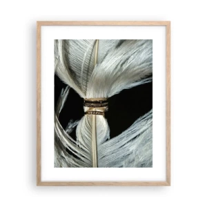 Plakat w ramie jasny dąb - ...i nie opuszczę Cię… - 40x50 cm