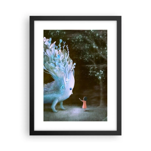 Plakat w czarnej ramie - Fantastyczne spotkanie - 30x40 cm