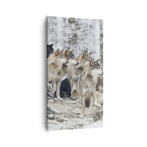 Obraz na płótnie - Rodzina i przyjaciele - 55x100 cm