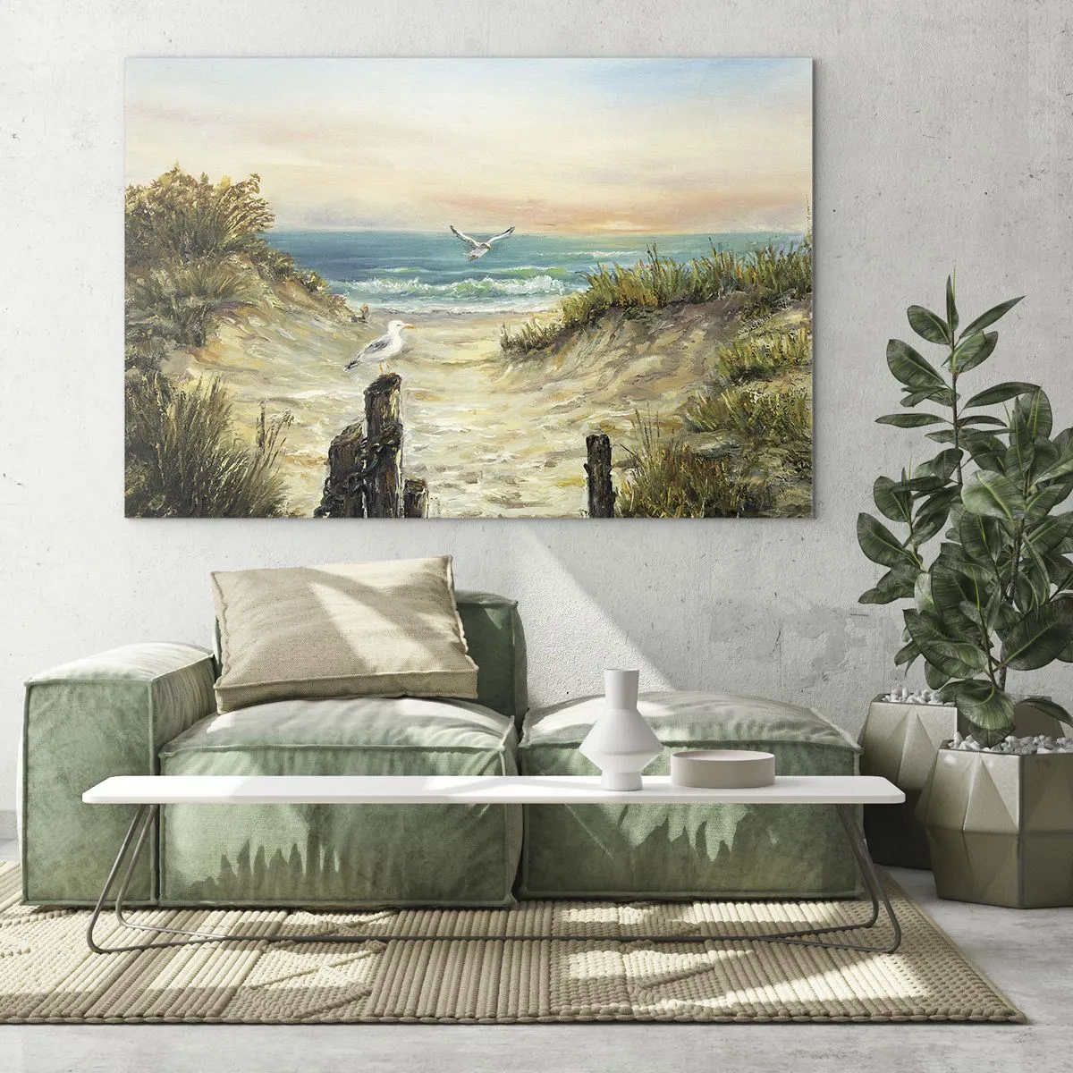 Obraz na szkle - Bezwietrzne zacisze - 70x50cm - Bezwietrzne zacisze - Nowoczesna dekoracja ścienna do salonu i sypialni ARTTOR