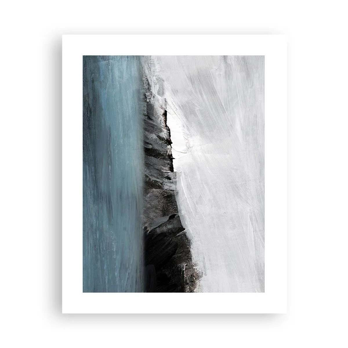 Plakat - Woda – ziemia: starcie żywiołów - 40x50 cm