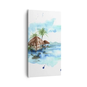 Obraz na płótnie - Gdzieś na Pacyfiku - 55x100 cm