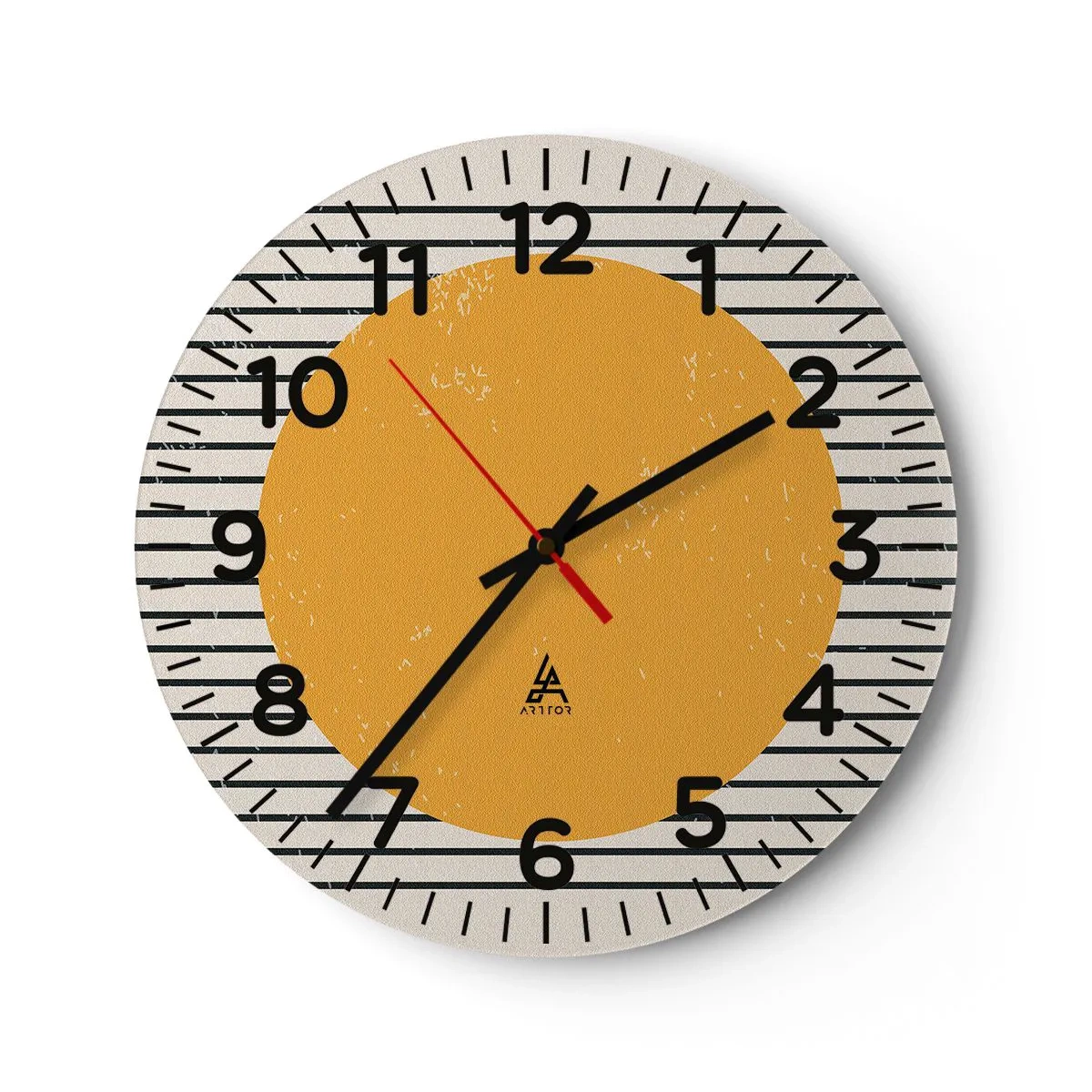 Zegar ścienny - Siła prostoty - 40x40 cm