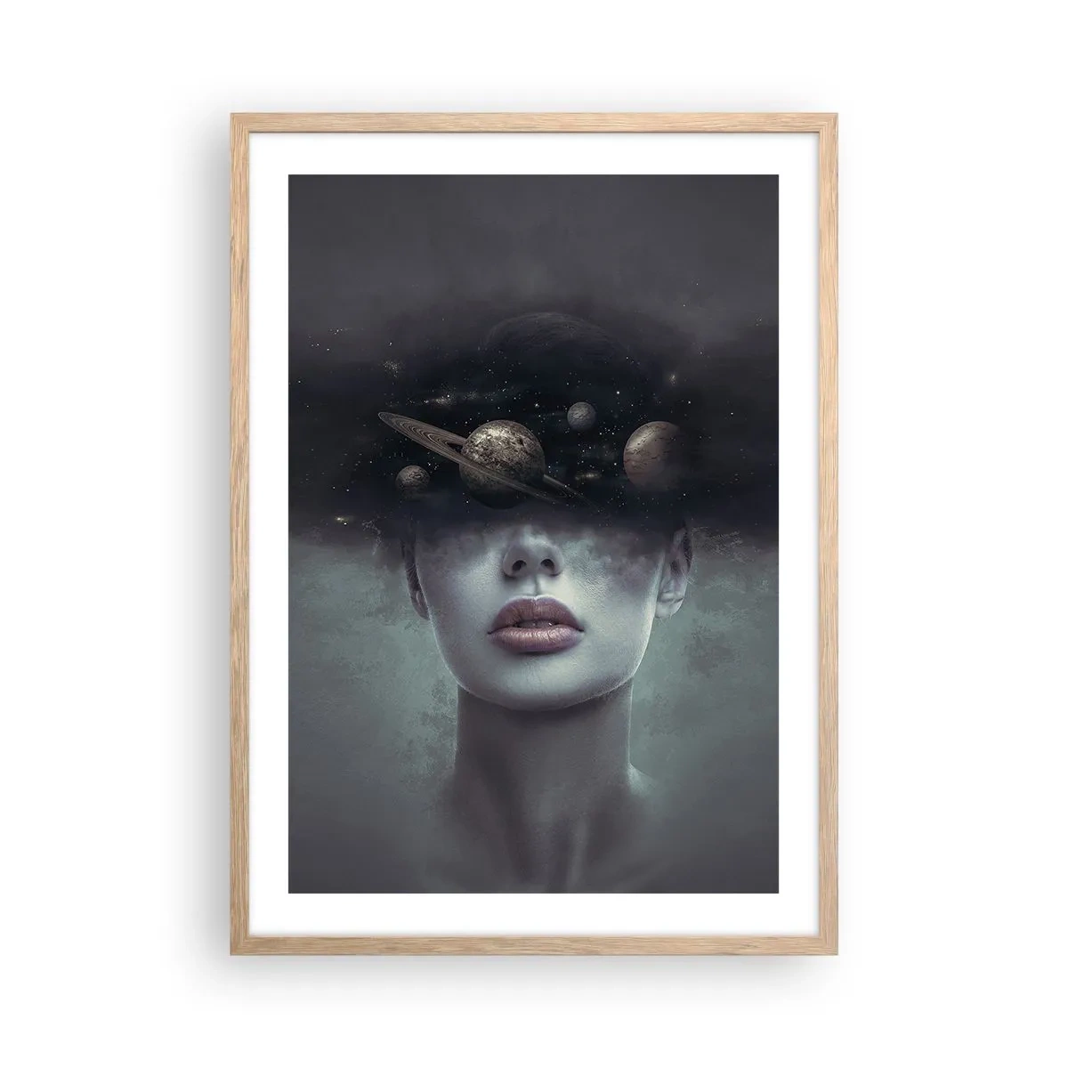 Plakat w ramie jasny dąb - A planety szaleją… - 50x70 cm