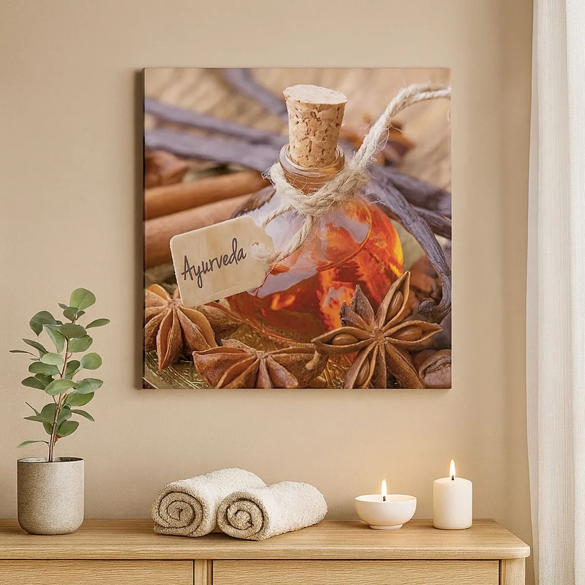 Obraz na płótnie - Ku jedności ciała i ducha - 30x30 cm