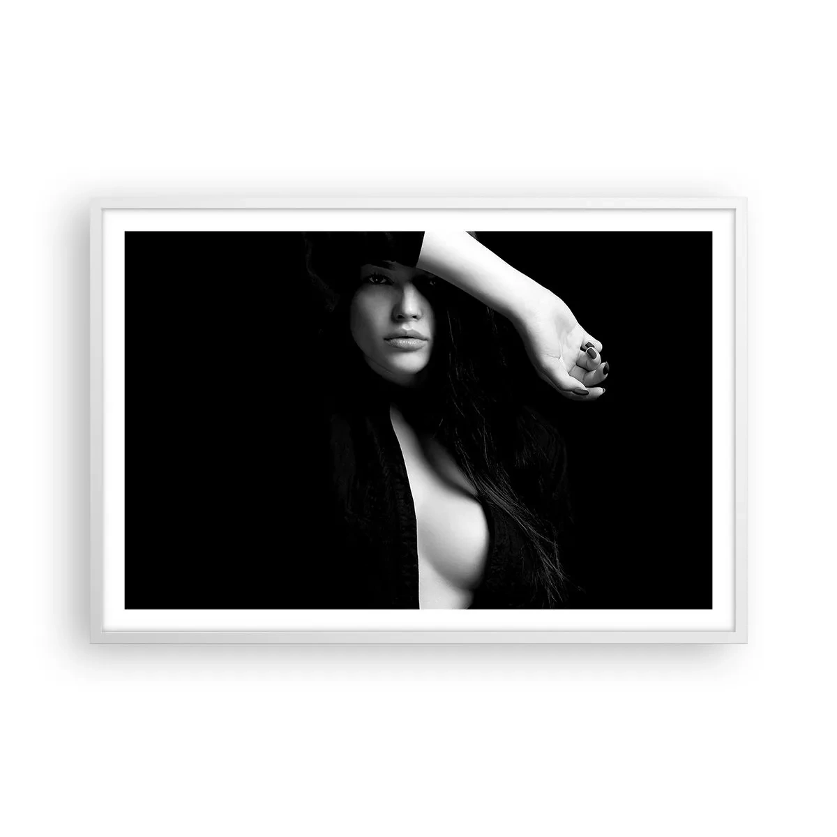 Plakat w białej ramie - Szkoła uwodzenia - 91x61 cm